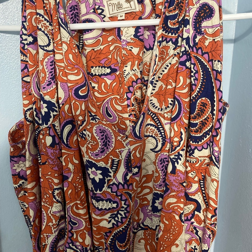 Mille dress- Orange and Purple